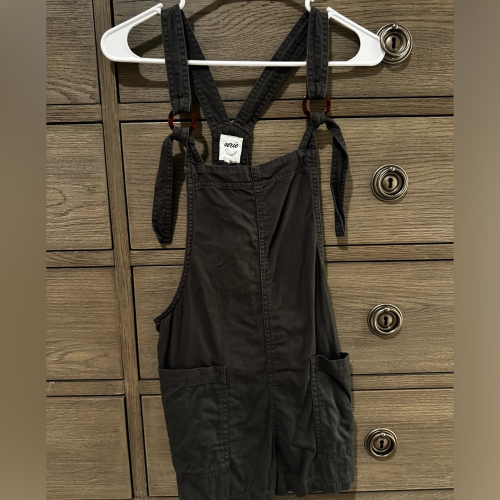 Aerie linen blend overalls